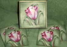 PARROT TULIP COASTERS