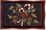 CANDY CANE HOLIDAY TRAY